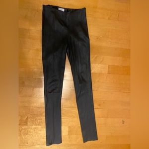 Billy Reid Black Leather Pants